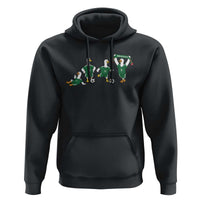 Funny Mexico Merlin the Duck Playing Soccer Graphic Hoodie Mexican Spirit Football Fans Cheer