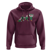 Funny Mexico Merlin the Duck Playing Soccer Graphic Hoodie Mexican Spirit Football Fans Cheer
