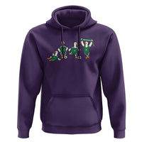 Funny Mexico Merlin the Duck Playing Soccer Graphic Hoodie Mexican Spirit Football Fans Cheer
