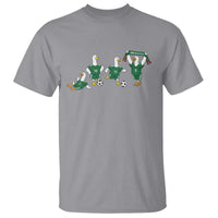 Funny Mexico Merlin the Duck Playing Soccer Graphic T Shirt Mexican Spirit Football Fans Cheer