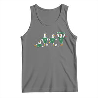 Funny Mexico Merlin the Duck Playing Soccer Graphic Tank Top Mexican Spirit Football Fans Cheer