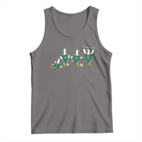 Funny Mexico Merlin the Duck Playing Soccer Graphic Tank Top Mexican Spirit Football Fans Cheer