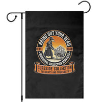 Funny Plague Doctor History Humor Garden Flag Bring Out Your Dead Curbside Collection