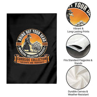 Funny Plague Doctor History Humor Garden Flag Bring Out Your Dead Curbside Collection