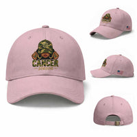 Zodiac Queen Cancer Season Retro Camo Camouflage Graphic Baseball Cap June July Horoscope Birthday Gift Melanin Women