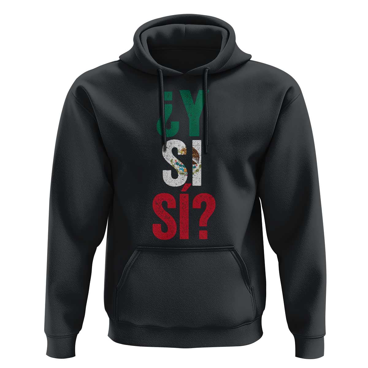 Y Si Si Vintage Mexican Flag Hoodie What If Spanish Slang Mexico Soccer Football Fans