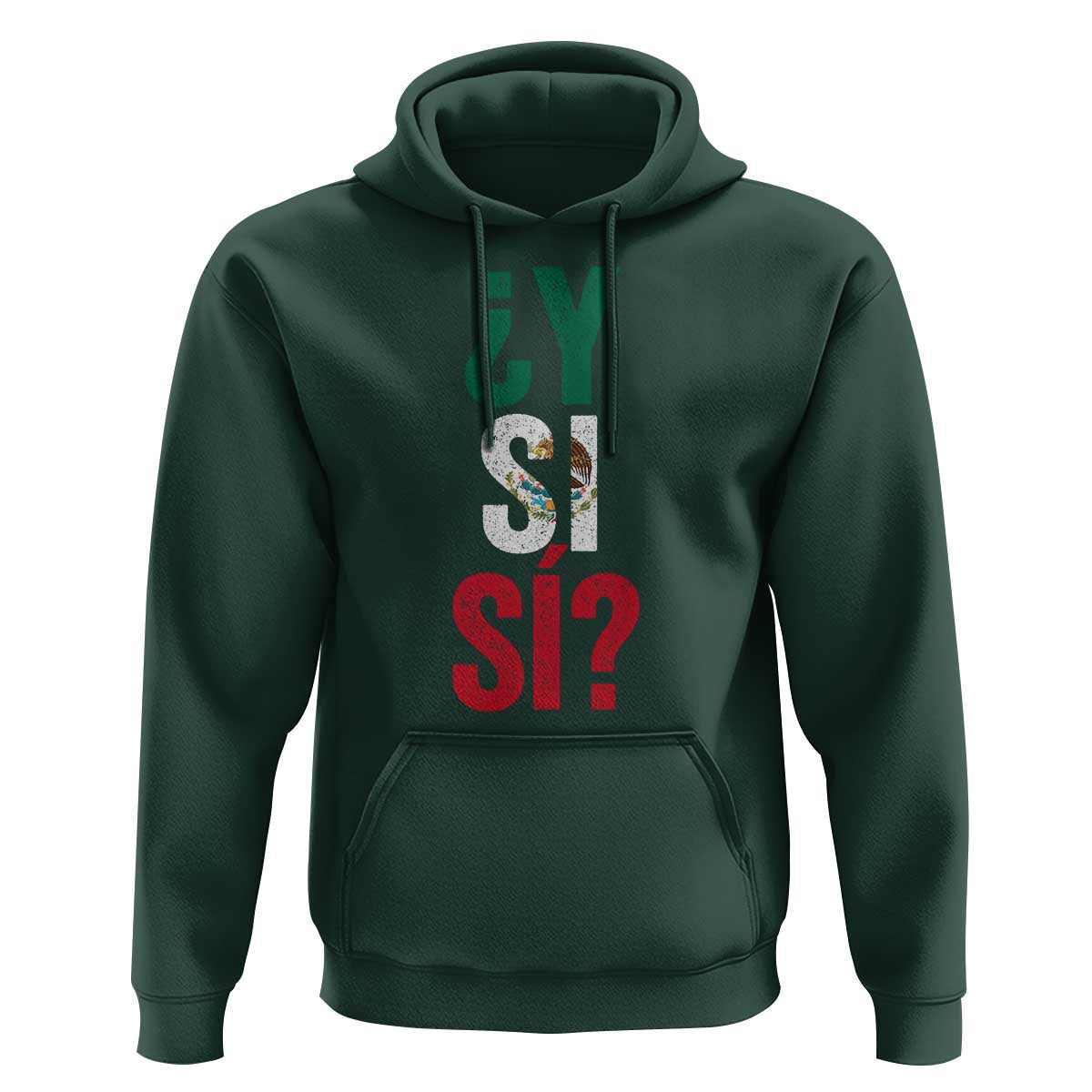 Y Si Si Vintage Mexican Flag Hoodie What If Spanish Slang Mexico Soccer Football Fans