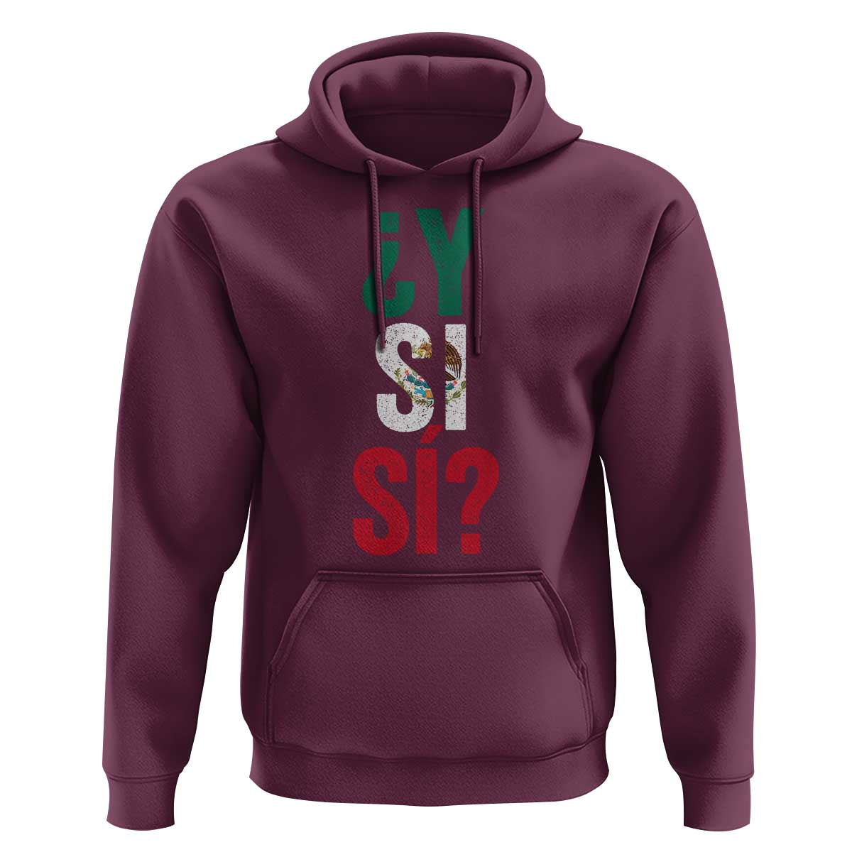 Y Si Si Vintage Mexican Flag Hoodie What If Spanish Slang Mexico Soccer Football Fans