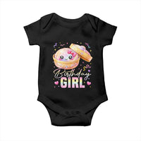 Kawaii Birthday Girl Glitter Dumpling Graphic Baby Onesie Cute Pink Bow Dim Sum Party Gift