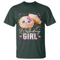 Kawaii Birthday Girl Glitter Dumpling Graphic T Shirt Cute Pink Bow Dim Sum Party Gift