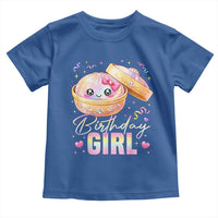 Kawaii Birthday Girl Glitter Dumpling Graphic Toddler T Shirt Cute Pink Bow Dim Sum Party Gift