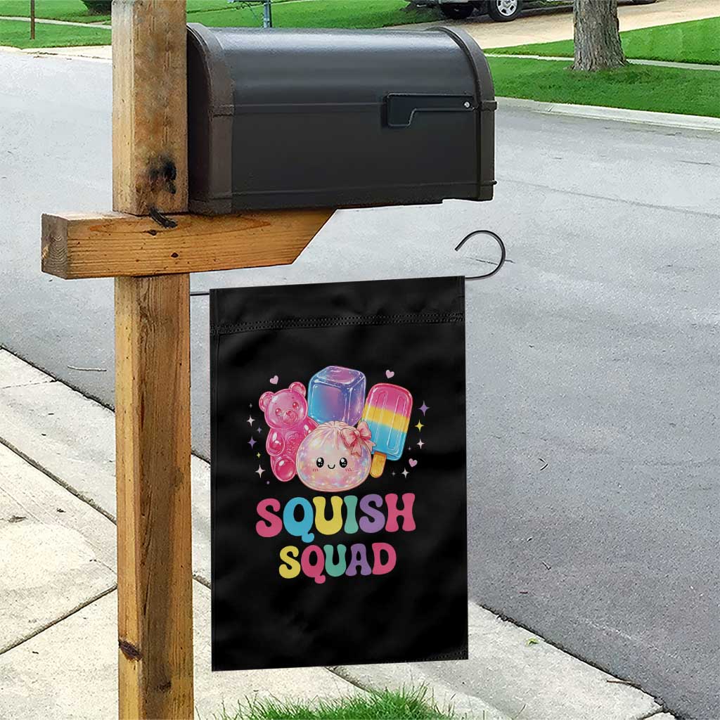 Squish Squad Kawaii Glitter Dumpling and Candy Graphic Garden Flag Cute Gummy Bear Popsicle