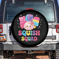 Squish Squad Kawaii Glitter Dumpling and Candy Graphic Spare Tire Cover Cute Gummy Bear Popsicle