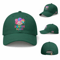 Squish Squad Kawaii Glitter Dumpling and Candy Graphic Baseball Cap Cute Gummy Bear Popsicle