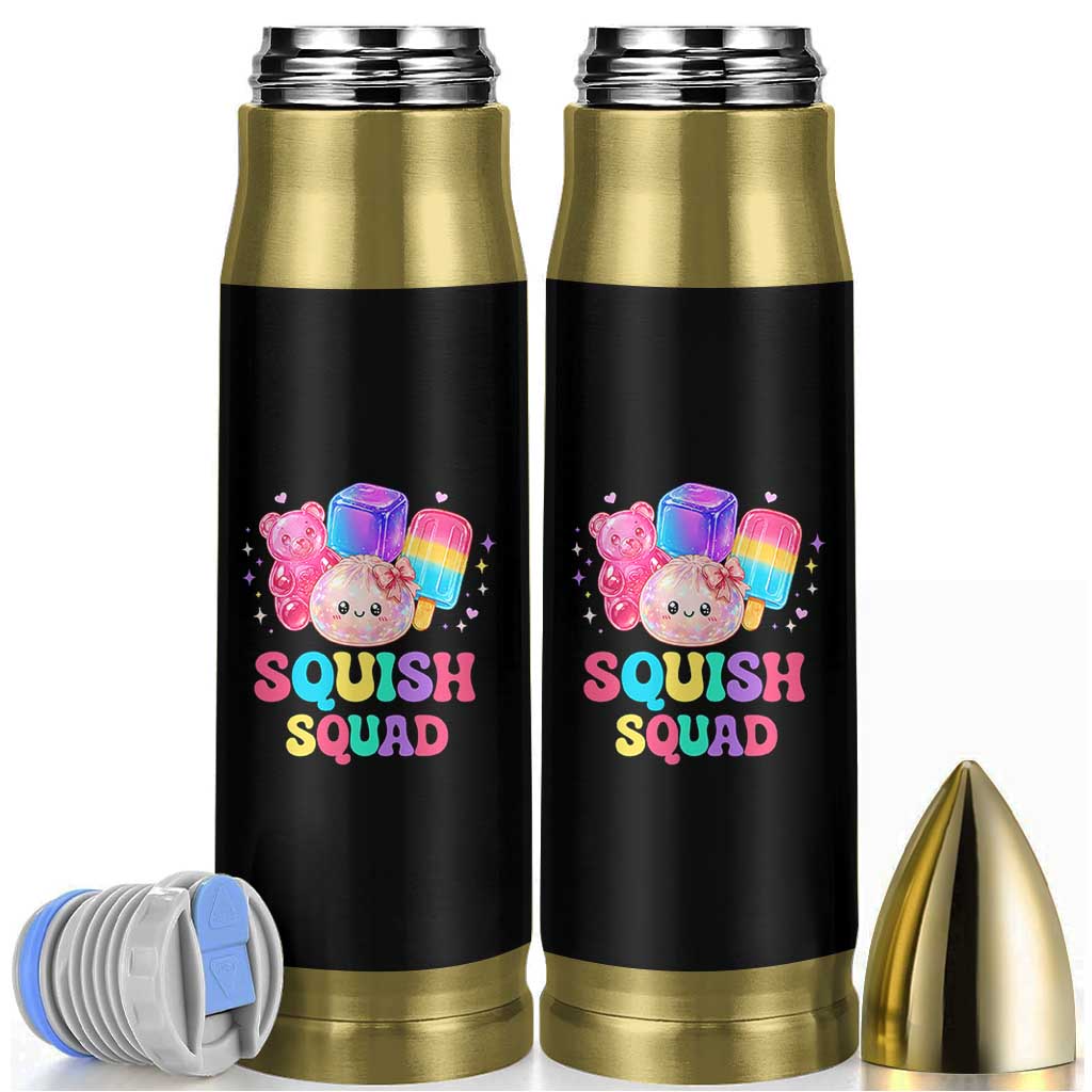 Squish Squad Kawaii Glitter Dumpling and Candy Graphic Bullet Tumbler Cute Gummy Bear Popsicle