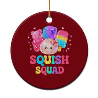 Squish Squad Kawaii Glitter Dumpling and Candy Graphic Ceramic Ornament Cute Gummy Bear Popsicle