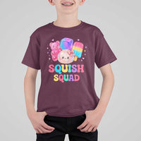 Squish Squad Kawaii Glitter Dumpling and Candy Graphic T Shirt For Kid Cute Gummy Bear Popsicle