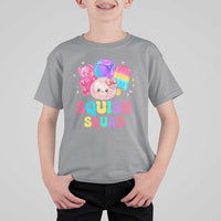 Squish Squad Kawaii Glitter Dumpling and Candy Graphic T Shirt For Kid Cute Gummy Bear Popsicle