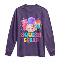 Squish Squad Kawaii Glitter Dumpling and Candy Graphic Long Sleeve Shirt Cute Gummy Bear Popsicle