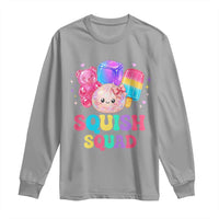 Squish Squad Kawaii Glitter Dumpling and Candy Graphic Long Sleeve Shirt Cute Gummy Bear Popsicle
