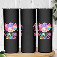 Squish Squad Kawaii Glitter Dumpling and Candy Graphic Skinny Tumbler Cute Gummy Bear Popsicle