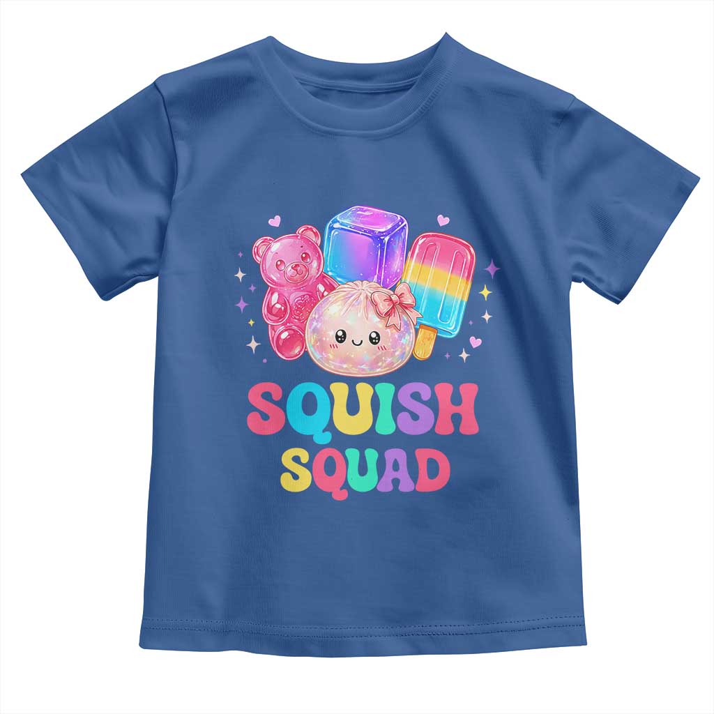 Squish Squad Kawaii Glitter Dumpling and Candy Graphic Toddler T Shirt Cute Gummy Bear Popsicle