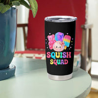 Squish Squad Kawaii Glitter Dumpling and Candy Graphic Tumbler Cup Cute Gummy Bear Popsicle