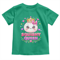 Squishy Queen Kawaii Glitter Dumpling Graphic Toddler T Shirt Cute Tiara Crown and Pink Bow