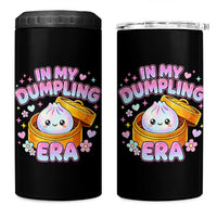 In My Dumpling Era Kawaii Pastel Graphic 4 in 1 Can Cooler Tumbler Retro Groovy Glitter Bao Steamer Basket