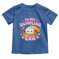 In My Dumpling Era Kawaii Pastel Graphic Toddler T Shirt Retro Groovy Glitter Bao Steamer Basket