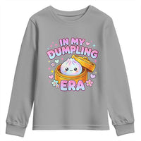 In My Dumpling Era Kawaii Pastel Graphic Youth Sweatshirt Retro Groovy Glitter Bao Steamer Basket