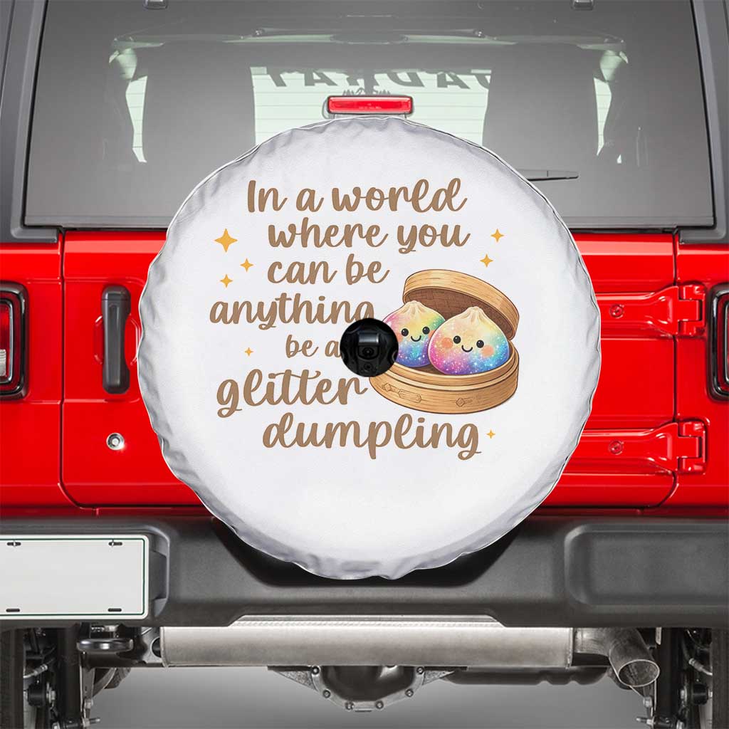 Be A Glitter Dumpling Kawaii Graphic Spare Tire Cover In A World Squish Squad Mystery Box