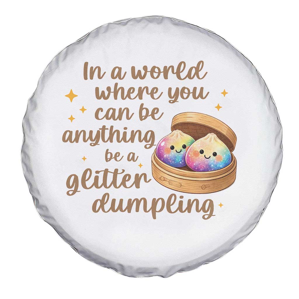 Be A Glitter Dumpling Kawaii Graphic Spare Tire Cover In A World Squish Squad Mystery Box
