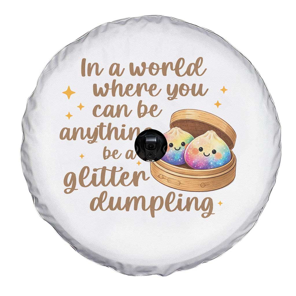 Be A Glitter Dumpling Kawaii Graphic Spare Tire Cover In A World Squish Squad Mystery Box
