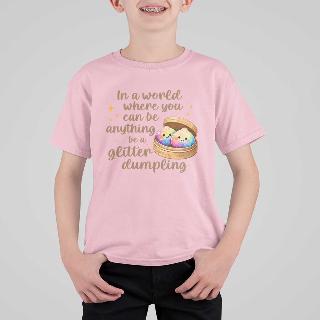 Be A Glitter Dumpling Kawaii Graphic T Shirt For Kid In A World Squish Squad Mystery Box