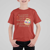 Be A Glitter Dumpling Kawaii Graphic T Shirt For Kid In A World Squish Squad Mystery Box