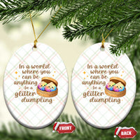 Be A Glitter Dumpling Kawaii Graphic Ceramic Ornament In A World Squish Squad Mystery Box