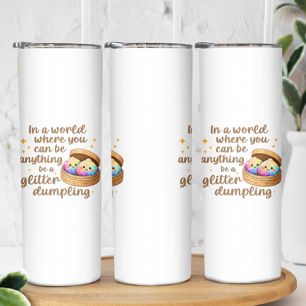 Be A Glitter Dumpling Kawaii Graphic Skinny Tumbler In A World Squish Squad Mystery Box