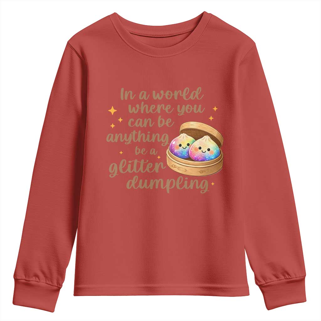 Be A Glitter Dumpling Kawaii Graphic Youth Sweatshirt In A World Squish Squad Mystery Box