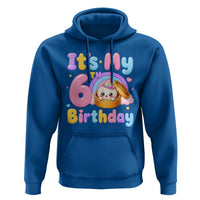 Its My 6th Birthday Kawaii Glitter Dumpling Graphic Hoodie Cute 6 Years Old Rainbow Bday Girl Party