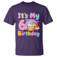 Its My 6th Birthday Kawaii Glitter Dumpling Graphic T Shirt Cute 6 Years Old Rainbow Bday Girl Party