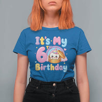 Its My 6th Birthday Kawaii Glitter Dumpling Graphic T Shirt For Women Cute 6 Years Old Rainbow Bday Girl Party