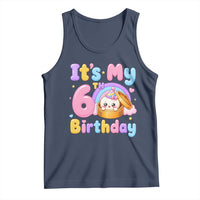 Its My 6th Birthday Kawaii Glitter Dumpling Graphic Tank Top Cute 6 Years Old Rainbow Bday Girl Party