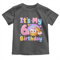Its My 6th Birthday Kawaii Glitter Dumpling Graphic Toddler T Shirt Cute 6 Years Old Rainbow Bday Girl Party