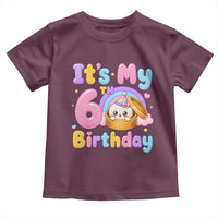 Its My 6th Birthday Kawaii Glitter Dumpling Graphic Toddler T Shirt Cute 6 Years Old Rainbow Bday Girl Party
