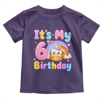 Its My 6th Birthday Kawaii Glitter Dumpling Graphic Toddler T Shirt Cute 6 Years Old Rainbow Bday Girl Party