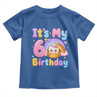 Its My 6th Birthday Kawaii Glitter Dumpling Graphic Toddler T Shirt Cute 6 Years Old Rainbow Bday Girl Party