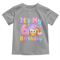Its My 6th Birthday Kawaii Glitter Dumpling Graphic Toddler T Shirt Cute 6 Years Old Rainbow Bday Girl Party