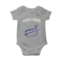 Cape Verde Islands Map National Flag Baby Onesie Cabo Verde Archipelago Geography Pride