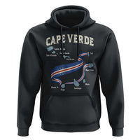 Cape Verde Islands Map National Flag Hoodie Cabo Verde Archipelago Geography Pride